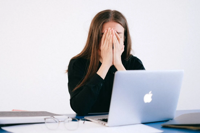 frustrated lady
