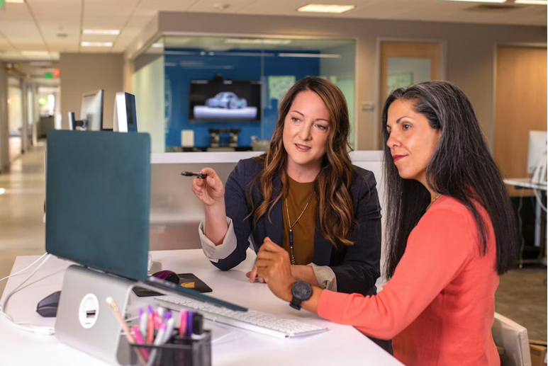 digital marketers working